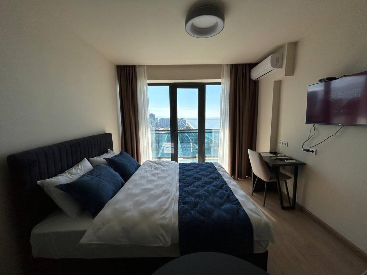 Студия С Потрясающим Видом На Море В Orbi Beach Tower Batumi Exteriér fotografie