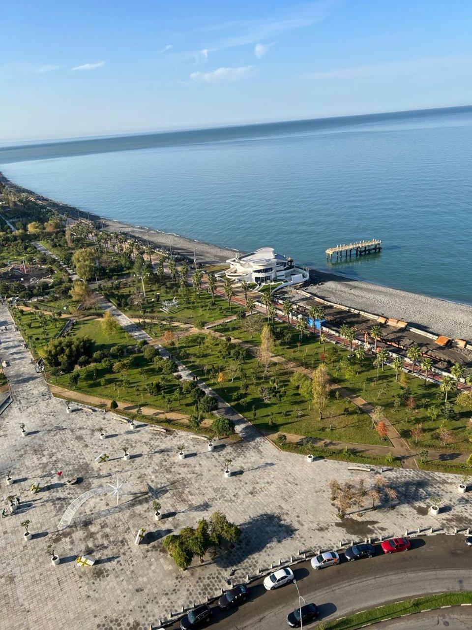 Студия С Потрясающим Видом На Море В Orbi Beach Tower Batumi Exteriér fotografie