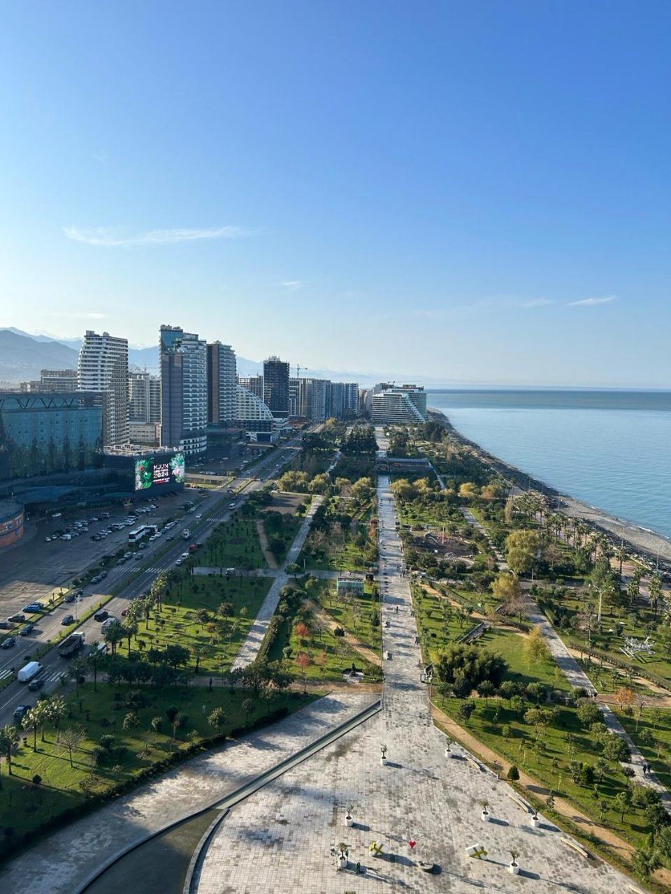 Студия С Потрясающим Видом На Море В Orbi Beach Tower Batumi Exteriér fotografie